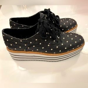 Worn once Zara Derby platform shoes